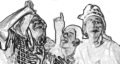 Das Bild hat sich kaputt gelacht!